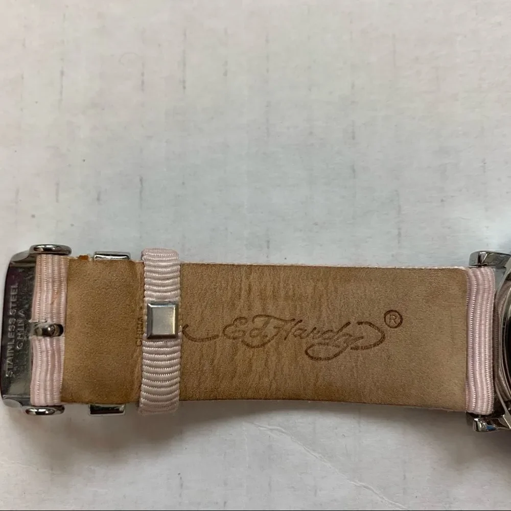 ED Hardy stainless steel water resistant Watch